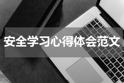 安全学习心得体会范文