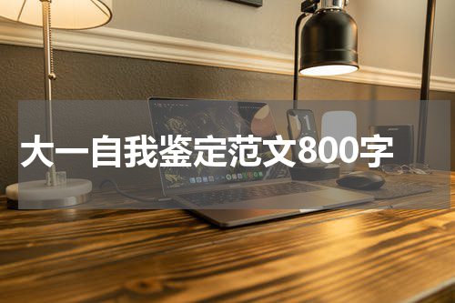 大一自我鉴定范文800字