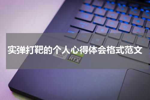 实弹打靶的个人心得体会格式范文