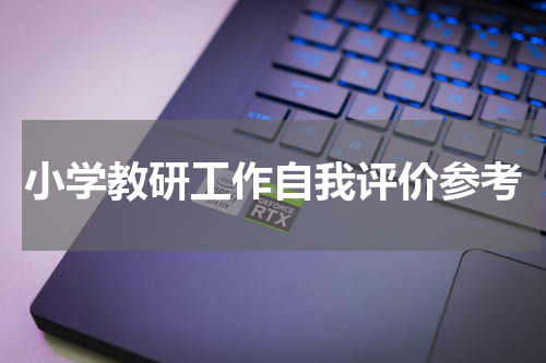 小学教研工作自我评价参考