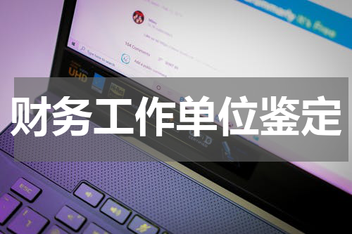 财务工作单位鉴定