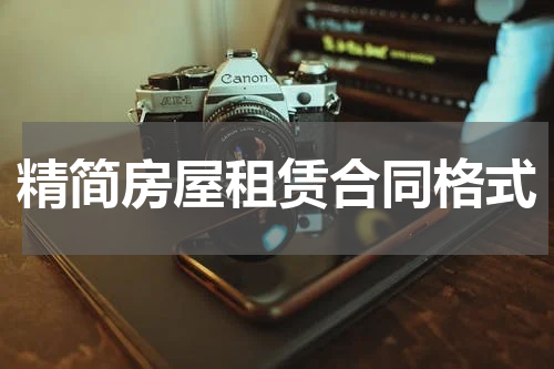 精简房屋租赁合同格式