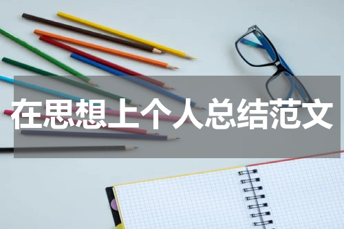 在思想上个人总结范文