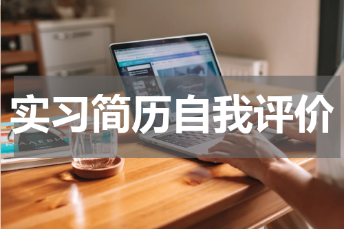 实习简历自我评价