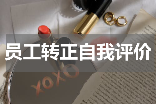 员工转正自我评价