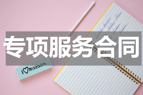 专项服务合同