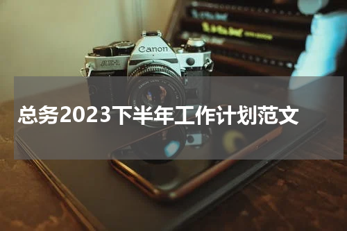 总务2023下半年工作计划范文