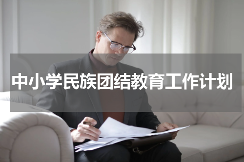 中小学民族团结教育工作计划