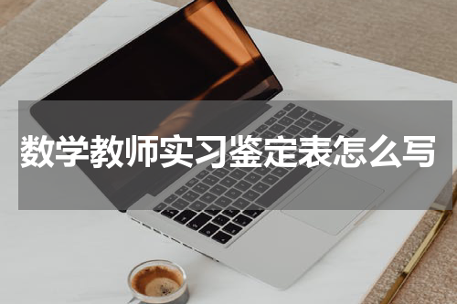 数学教师实习鉴定表怎么写