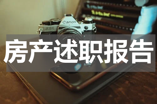房产述职报告