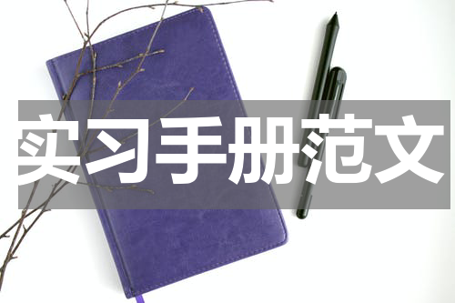 实习手册范文