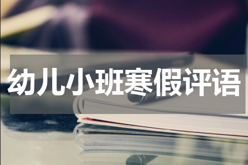 幼儿小班寒假评语