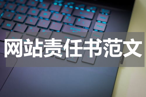 网站责任书范文