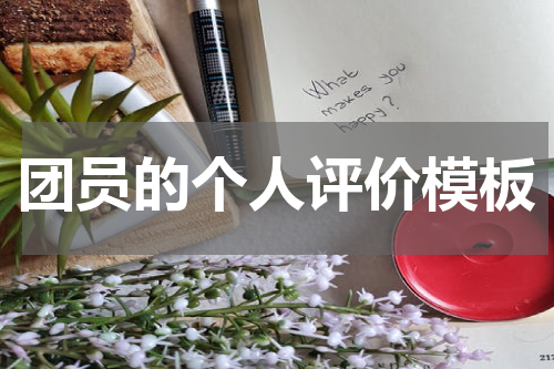 团员的个人评价模板