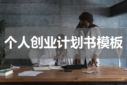 个人创业计划书模板