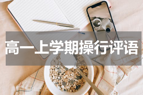 高一上学期操行评语