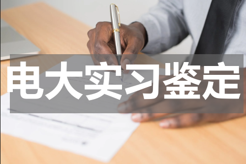 电大实习鉴定