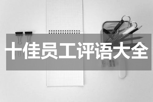 十佳员工评语大全