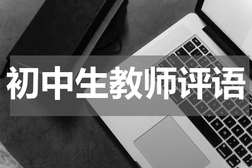 初中生教师评语
