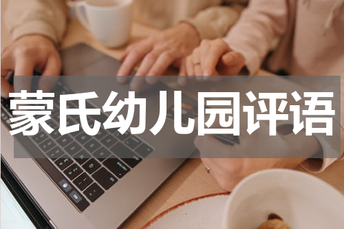 蒙氏幼儿园评语