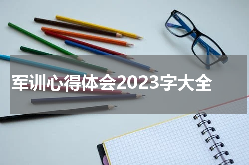 军训心得体会2023字大全