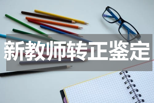 新教师转正鉴定