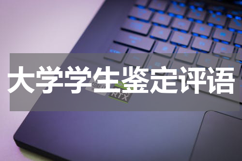 大学学生鉴定评语