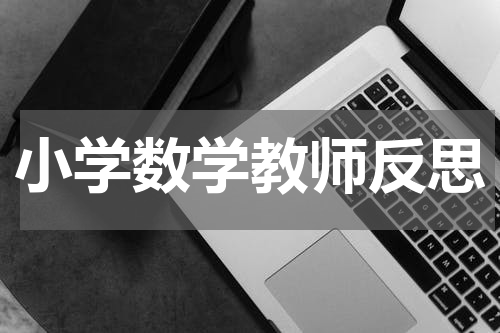 小学数学教师反思