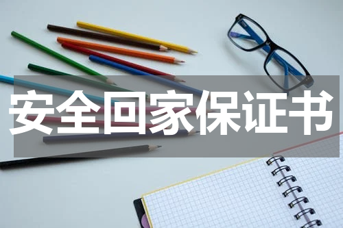 安全回家保证书