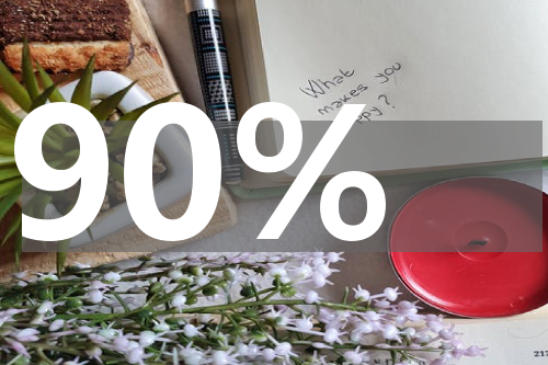 90%