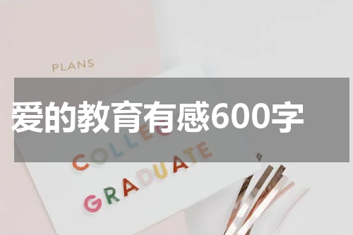 爱的教育有感600字