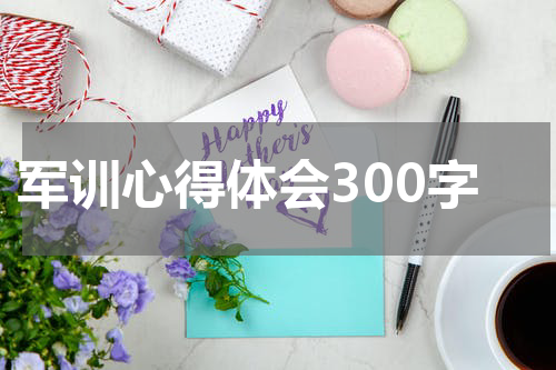 军训心得体会300字