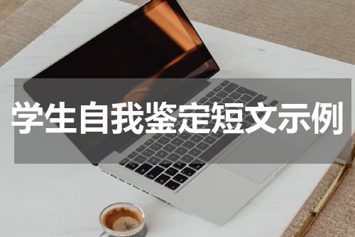 学生自我鉴定短文示例
