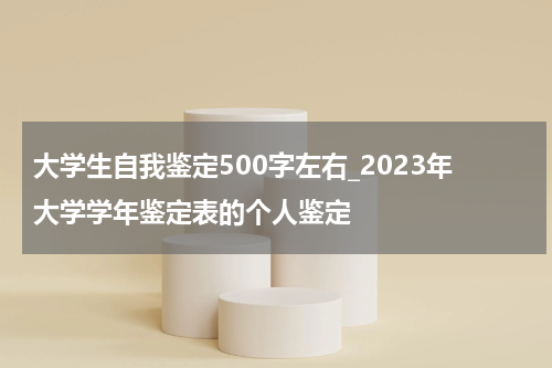 大学生自我鉴定500字左右_2023年大学学年鉴定表的个人鉴定