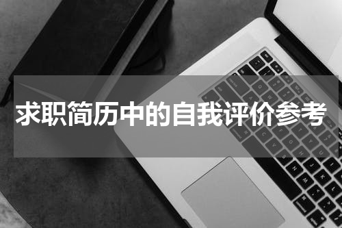 求职简历中的自我评价参考
