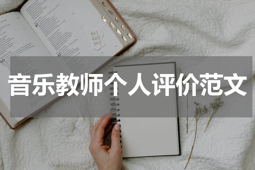 音乐教师个人评价范文