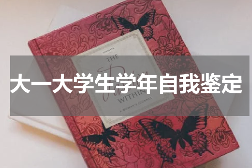 大一大学生学年自我鉴定