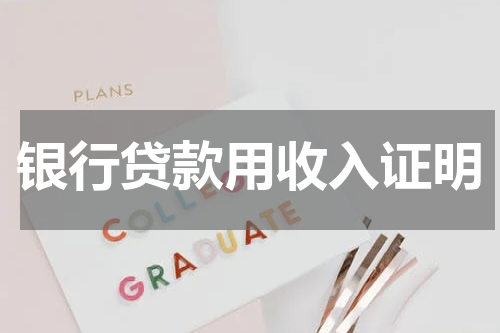 银行贷款用收入证明