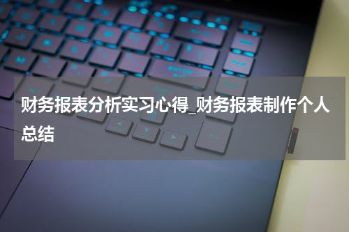 财务报表分析实习心得_财务报表制作个人总结