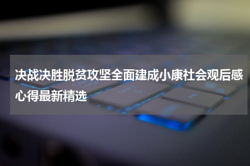 决战决胜脱贫攻坚全面建成小康社会观后感心得最新精选