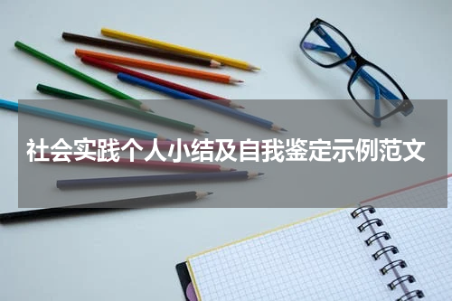 社会实践个人小结及自我鉴定示例范文