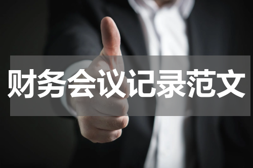 财务会议记录范文