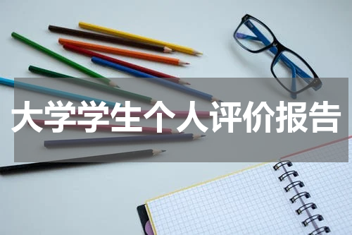 大学学生个人评价报告