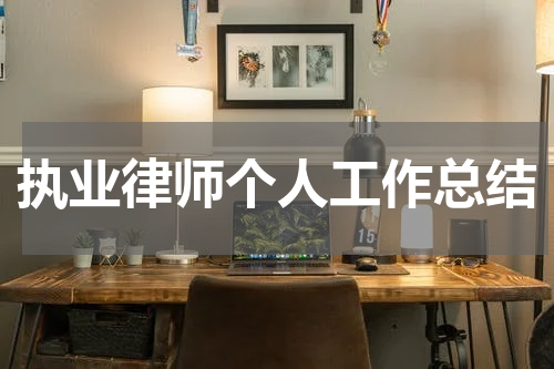 执业律师个人工作总结