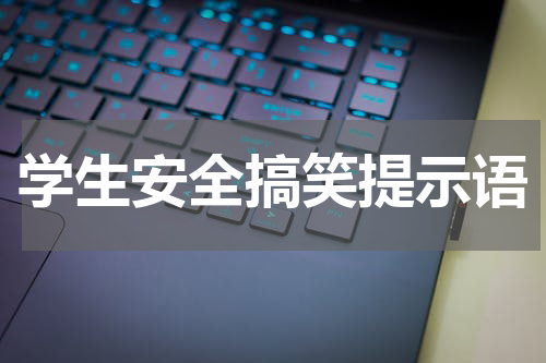 学生安全搞笑提示语