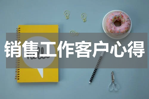 销售工作客户心得