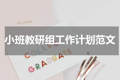 小班教研组工作计划范文