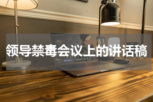 领导禁毒会议上的讲话稿