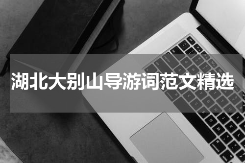 湖北大别山导游词范文精选