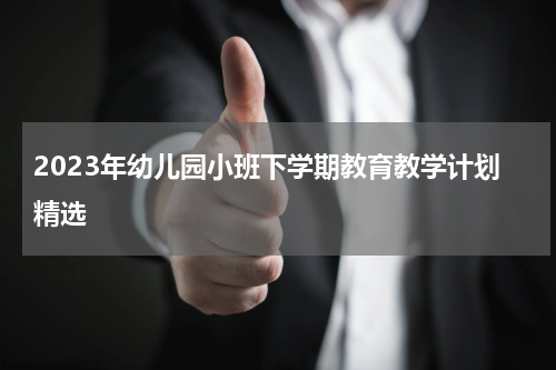 2023年幼儿园小班下学期教育教学计划精选